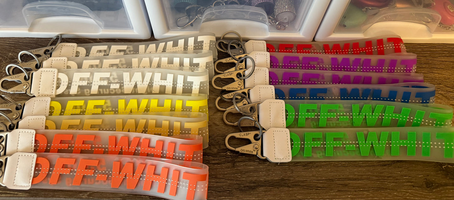 Off White Heavy Duty Lanyard