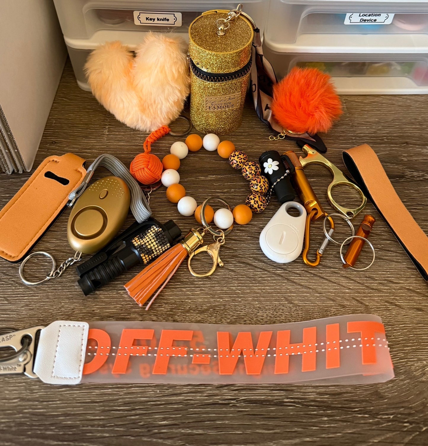 Full safety keychain set