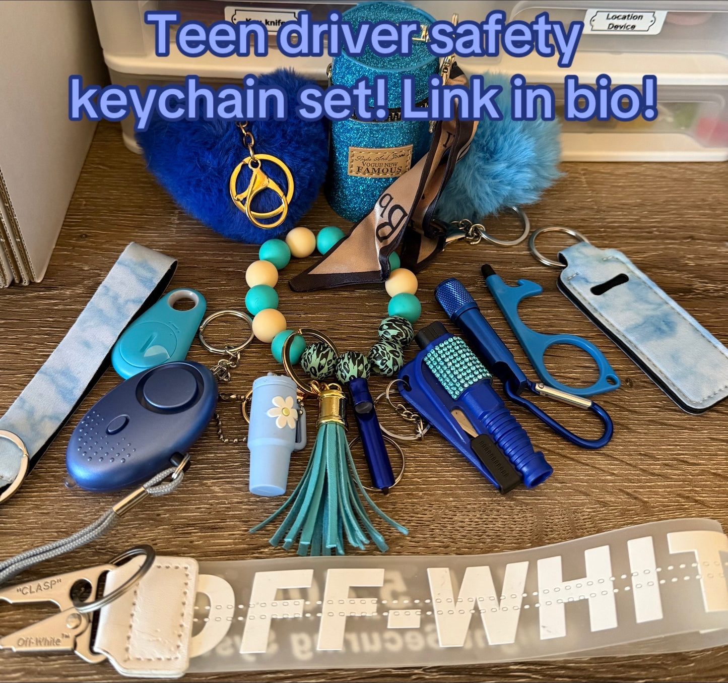 Full safety keychain set