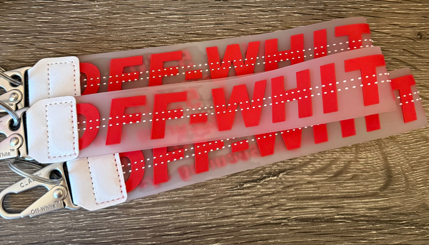 Off White Heavy Duty Lanyard