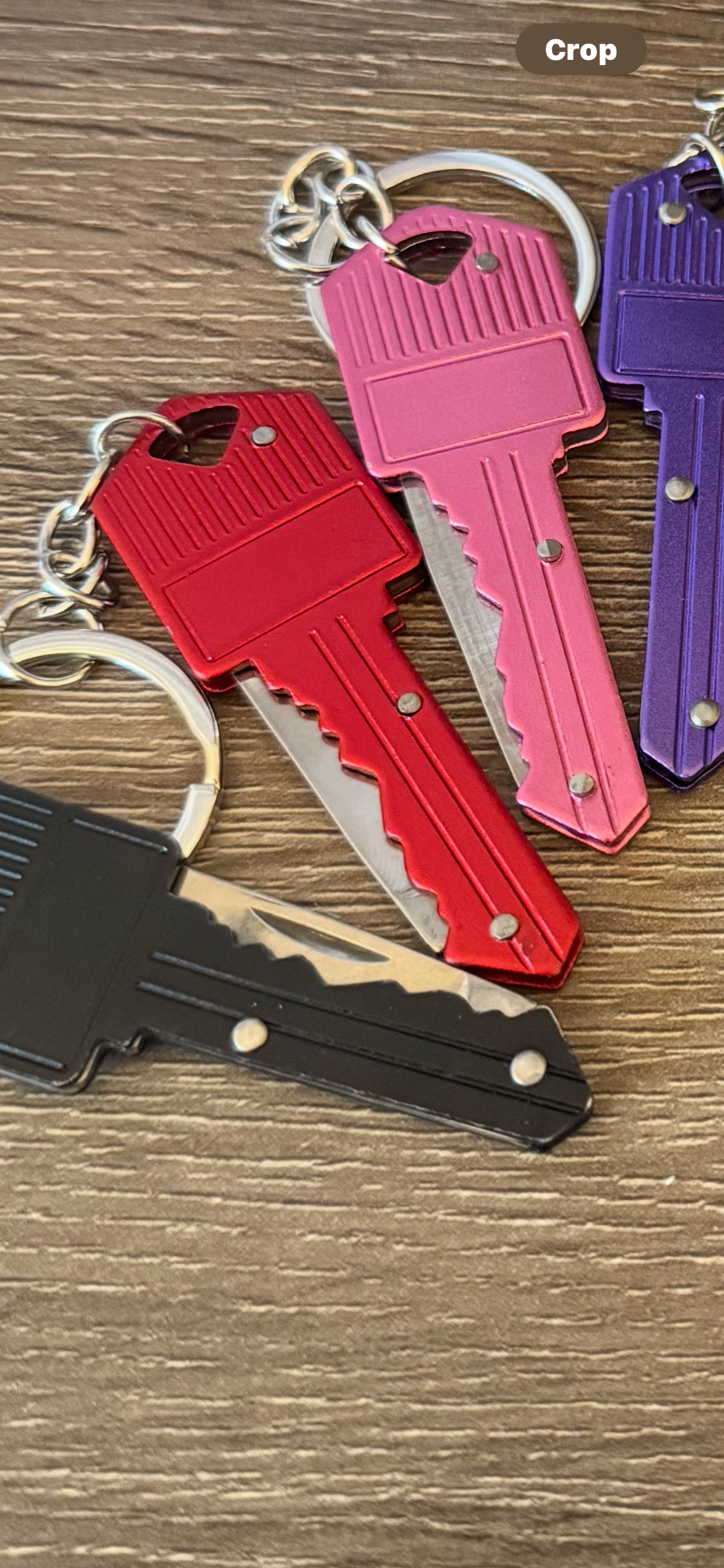 Colorful key knife