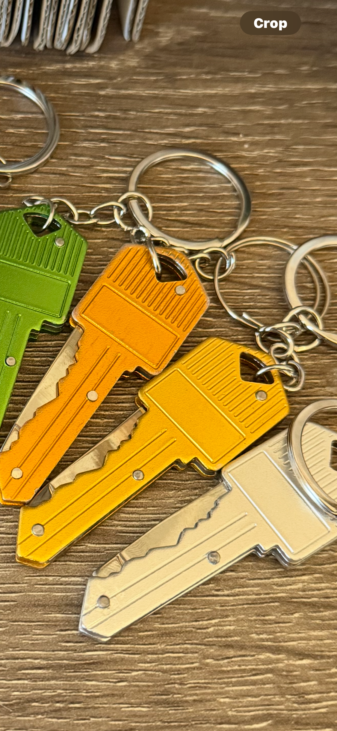 Colorful key knife